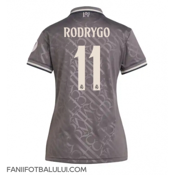 Real Madrid Rodrygo Goes #11 Tricou Fotbal Replică 2024-25 Femei Treilea